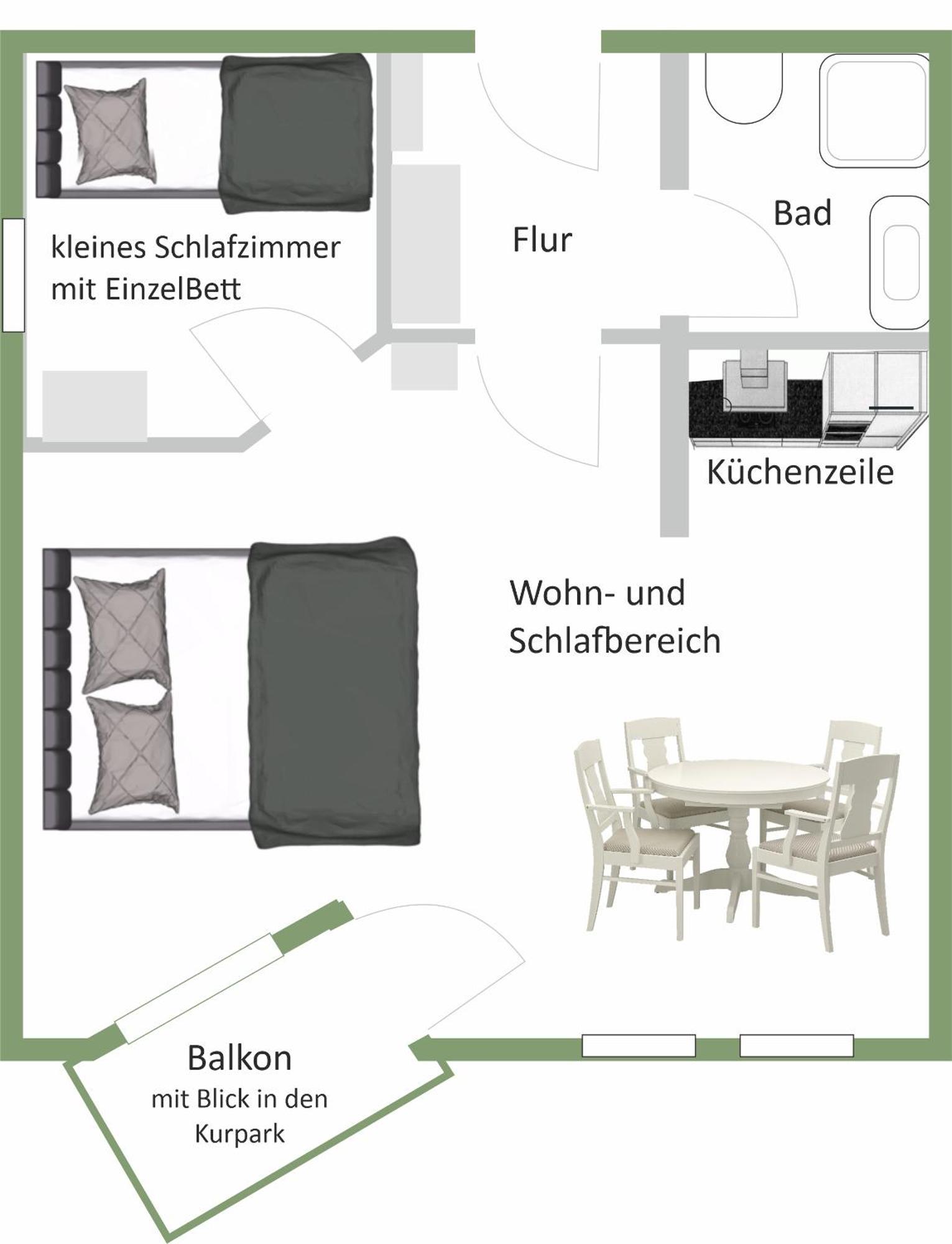 Apartment Am Kurpark Bad Klosterlausnitz